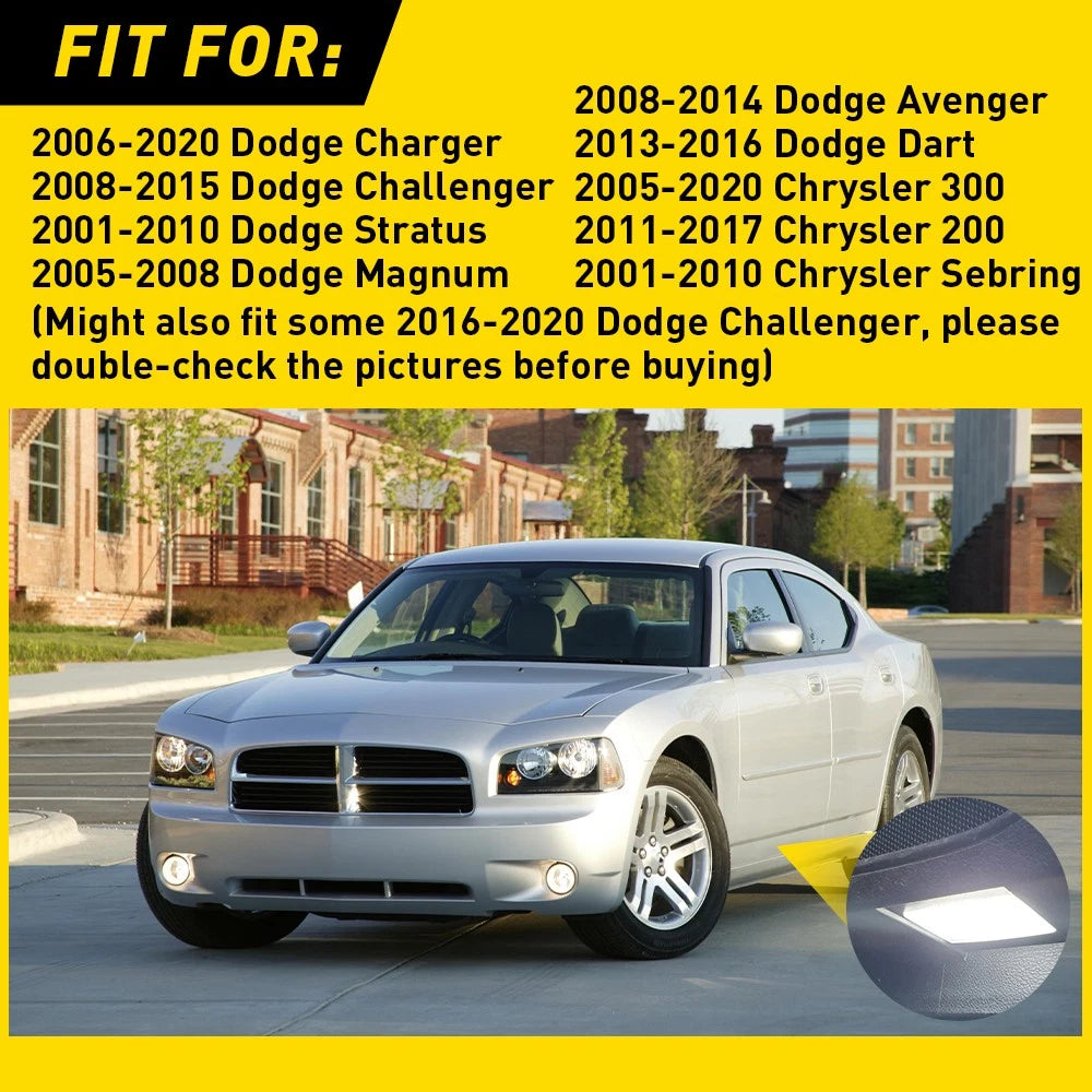 LED Door Courtesy Lights for Dodge Charger Challenger Chrysler (EXV)