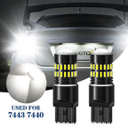 2X AUXITO 7443 7440 LED Back Up Reverse Tail Light Bulbs for