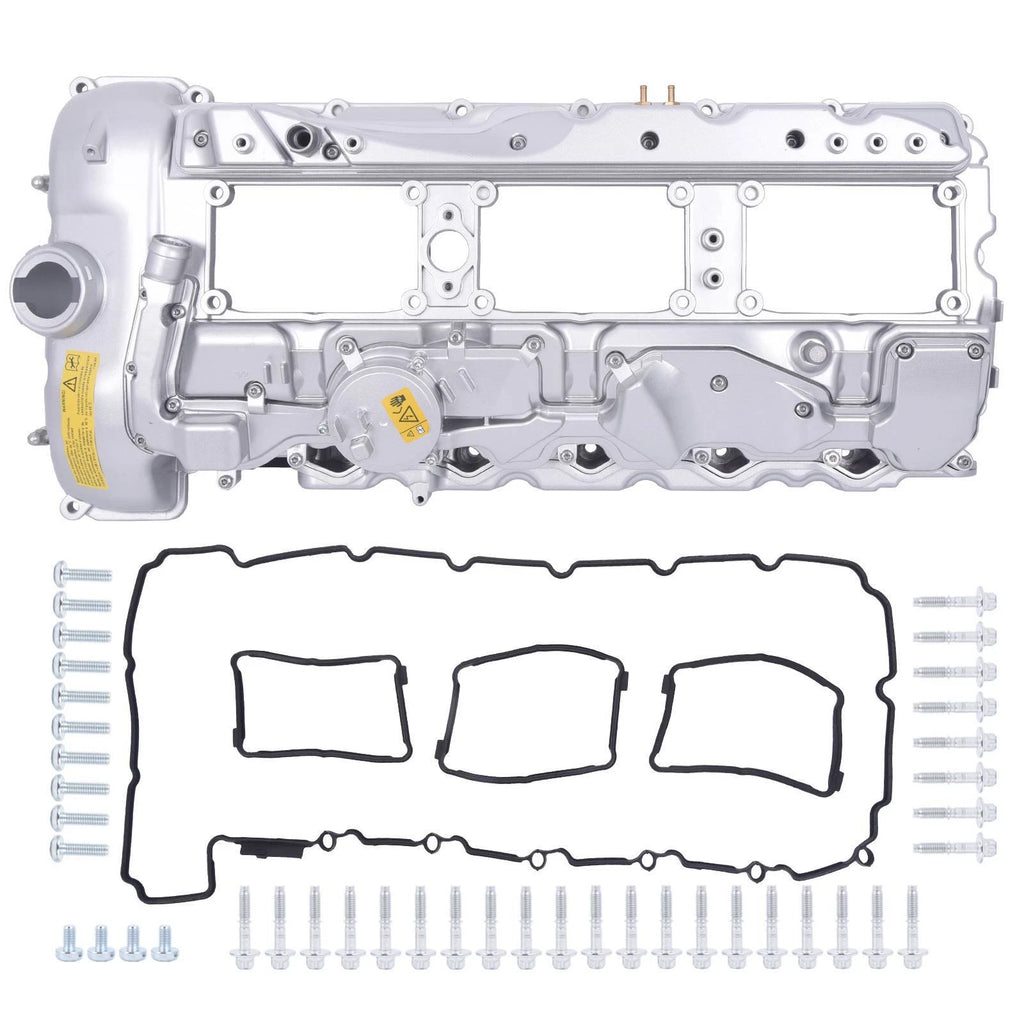 Aluminum Engine Valve Cover with Gasket for BMW 135i 335i 740i X5 X6 (2006–2013)