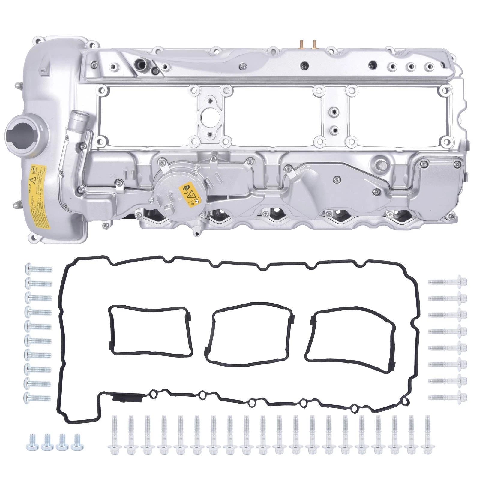 Aluminum Engine Valve Cover with Gasket for BMW 135i 335i 740i X5 X6 (2006–2013)