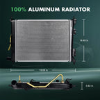 Aluminum Radiator for Hyundai Accent Kia Rio (2012–2017)