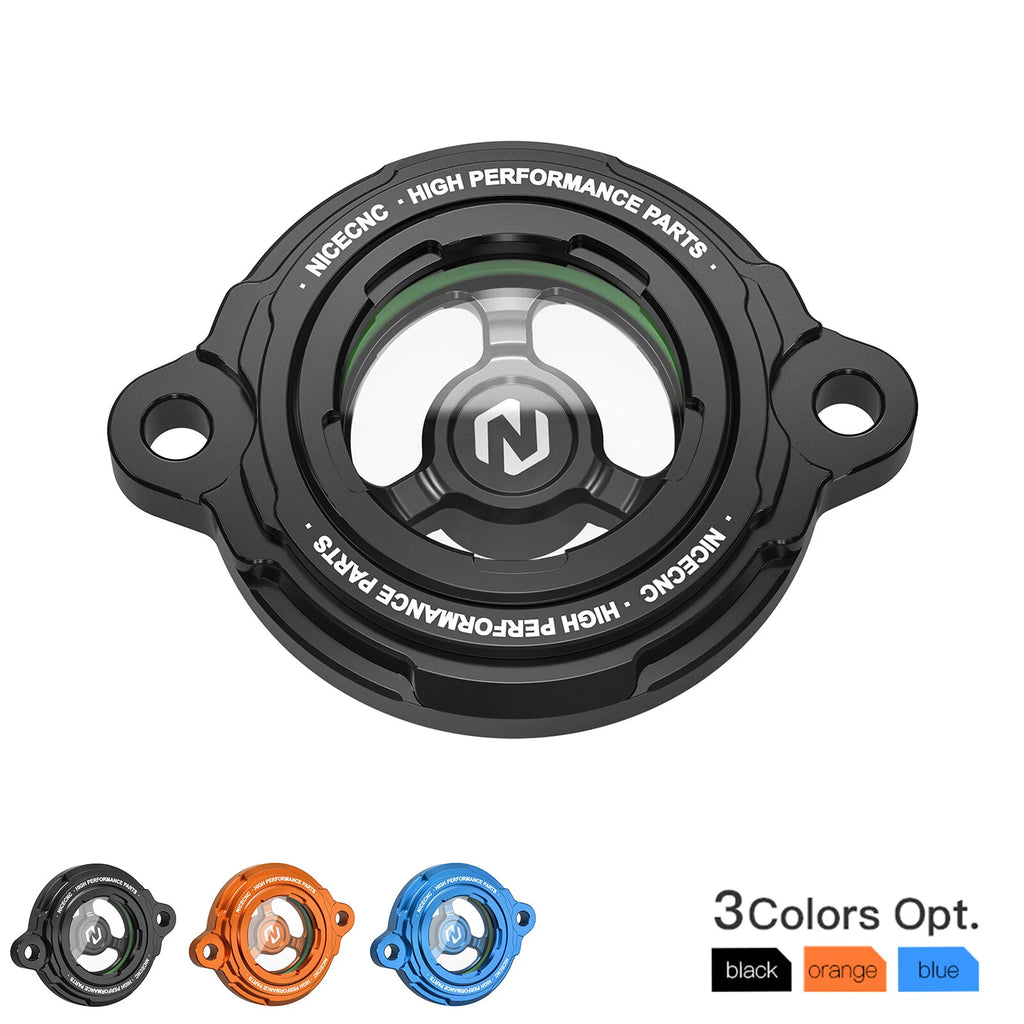 CNC Engine Oil Filter Cover for Husaberg FE390 FE450 FE501 FE570 FE570S FS570