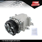 A/C Compressor with 4-Groove Pulley for Honda Insight CR-Z (2010â2015)