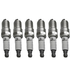 Set of 6 Iridium & Platinum Spark Plugs for Ford Ranger, Mazda B4000, Jaguar X-Type