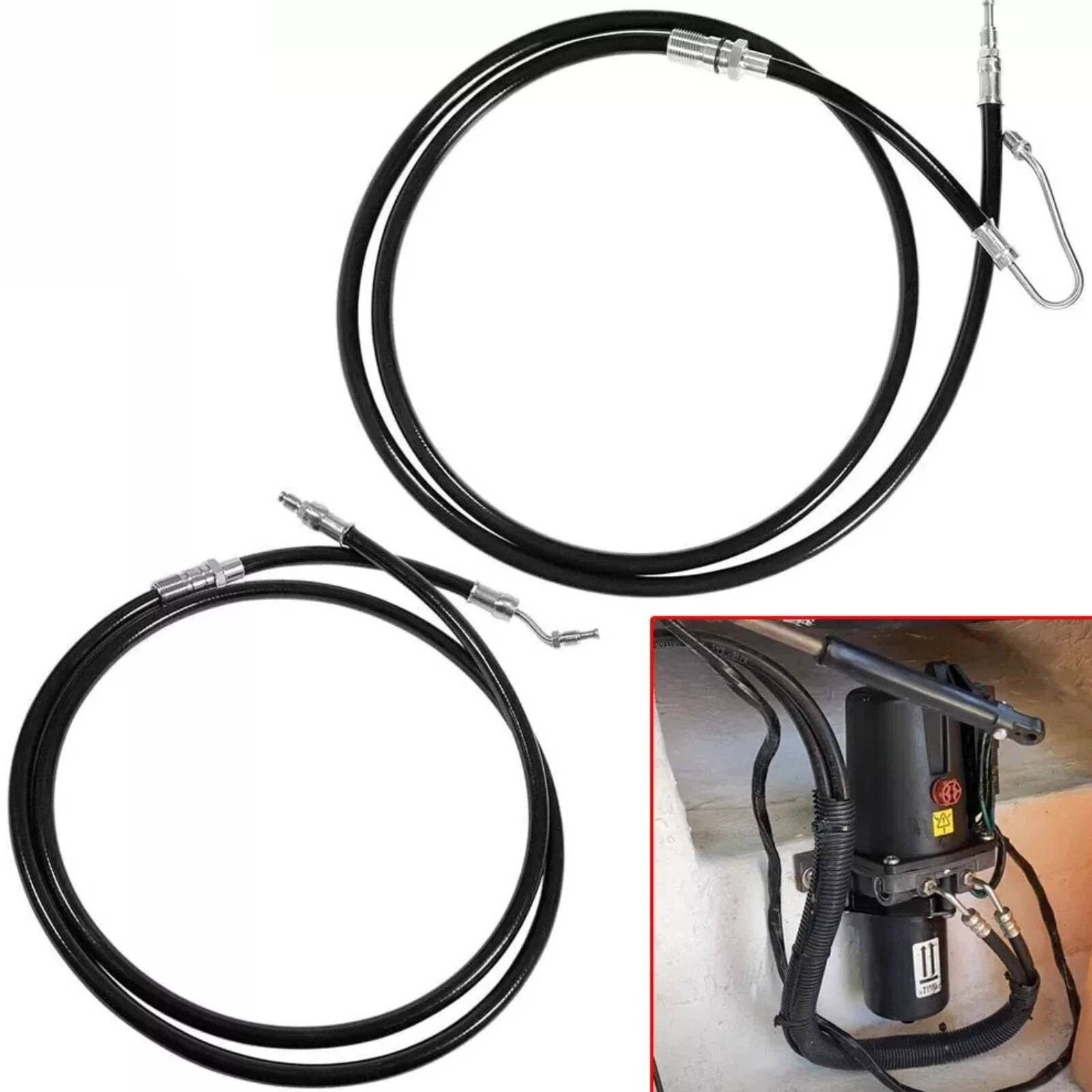 Hydraulic Hose Power Trim Kit for Volvo Penta DPH DPR (21721550, 21721548)
