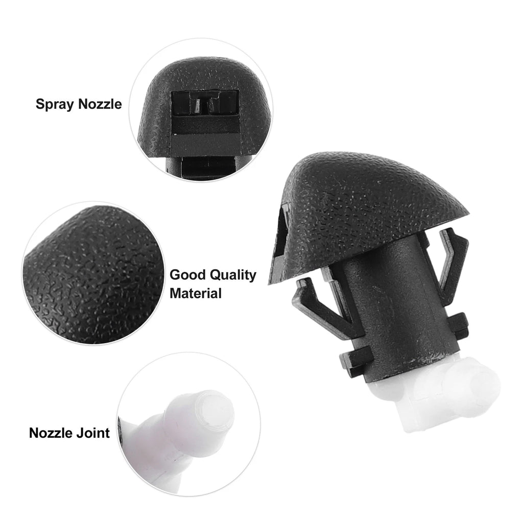 2X Front Windshield Washer Nozzle Wiper Spray Jet for Honda Odyssey (2012–2013)