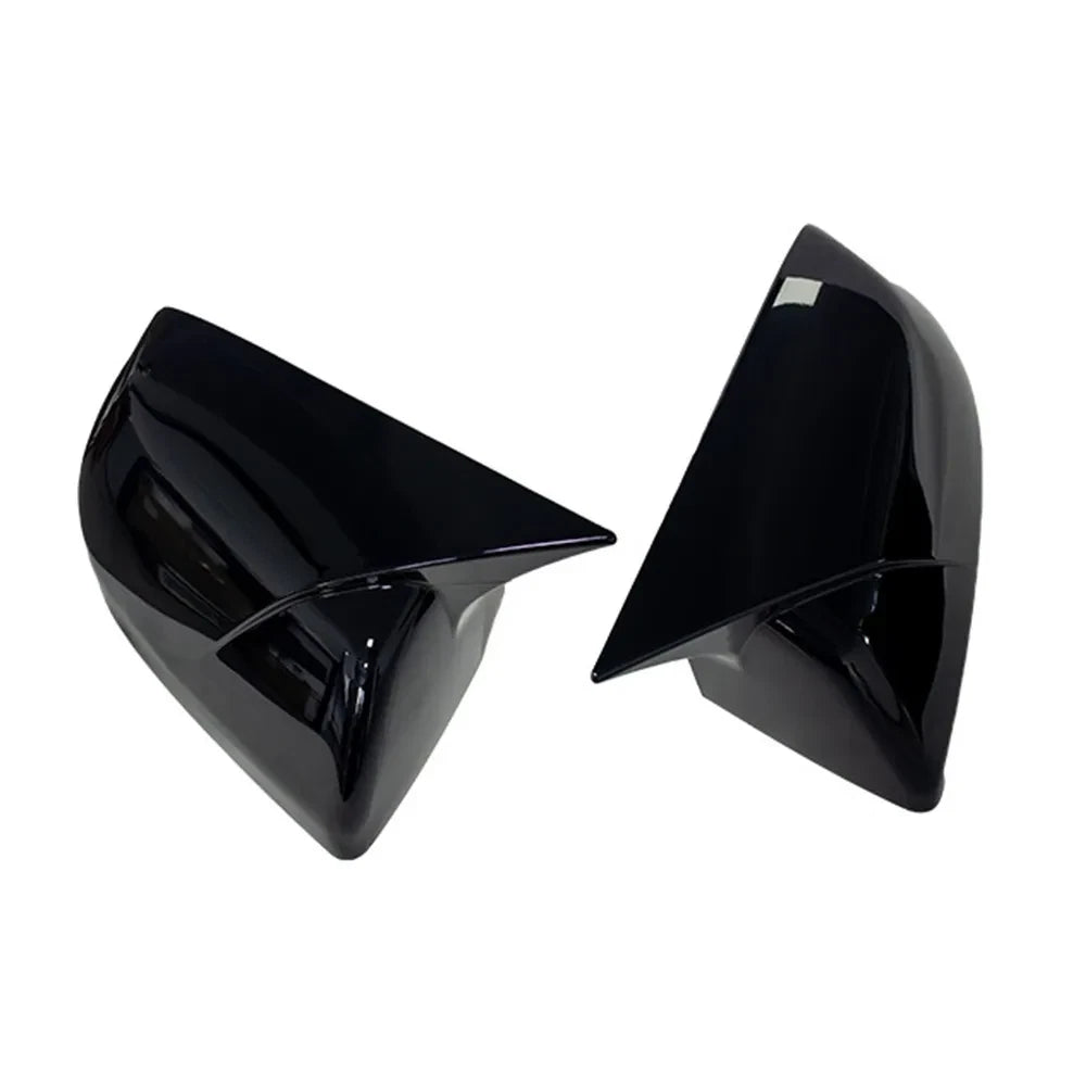 Set of 2 Black Mirror Cap Covers for Chevy Cadillac Escalade Suburban GMC Yukon (2021–2025)