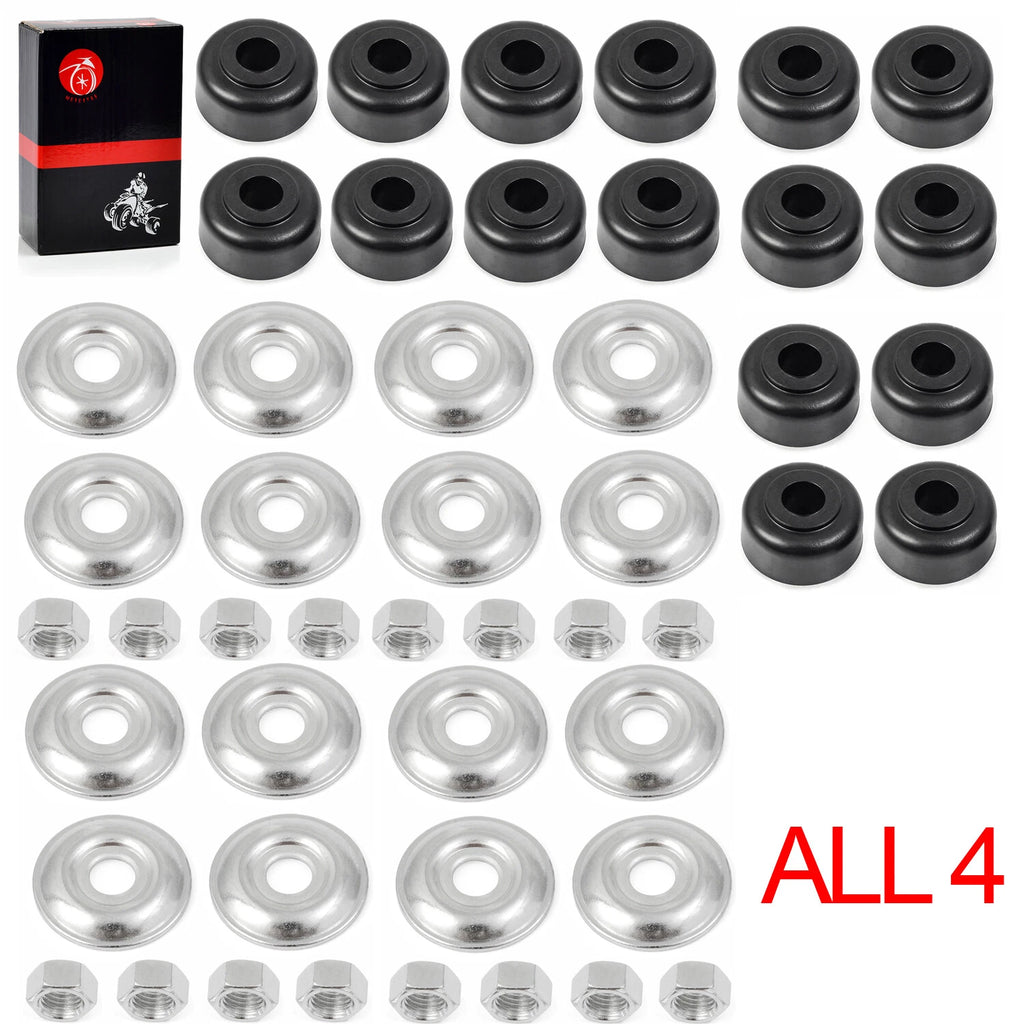 Set of 4 Shock Bushing Kit for EZGO (1994–2023)