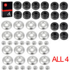Set of 4 Shock Bushing Kit for EZGO (1994–2023)