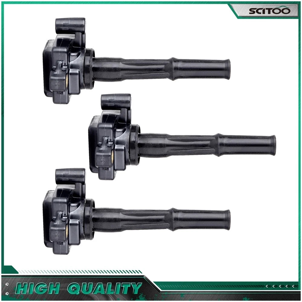 3X Ignition Coils for Toyota 4Runner Tacoma Tundra T100 (3.4L, 9091902212)