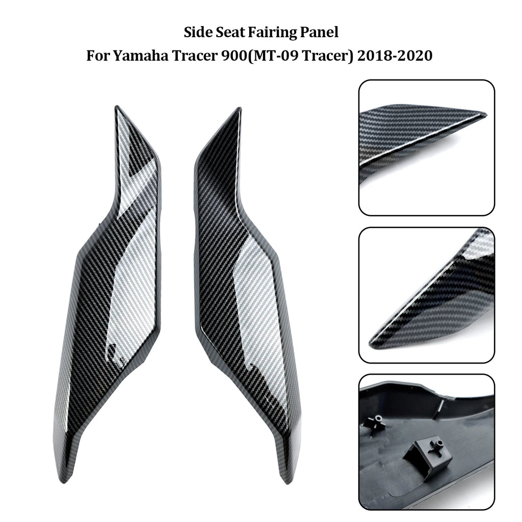 Rear Tail Side Seat Fairing Panel for Yamaha Tracer 900/GT (2018–2020) Carbon T9