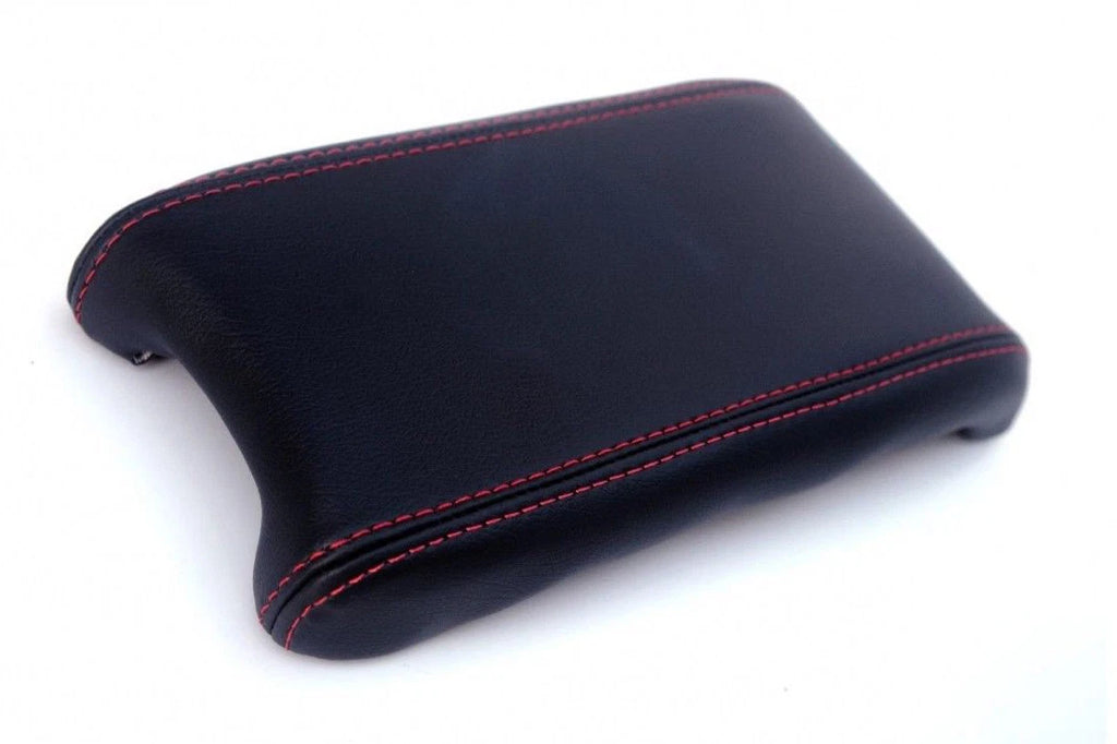 Center Console Armrest Cover for Honda Civic (2016–2020) Red Stitch