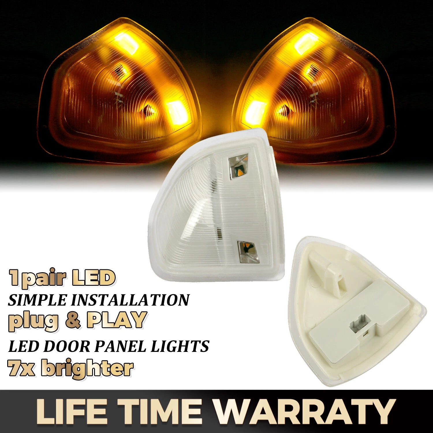 LED Side Mirror Turn Signal Lights for Dodge Ram 1500 2500 3500 (2010–2023)