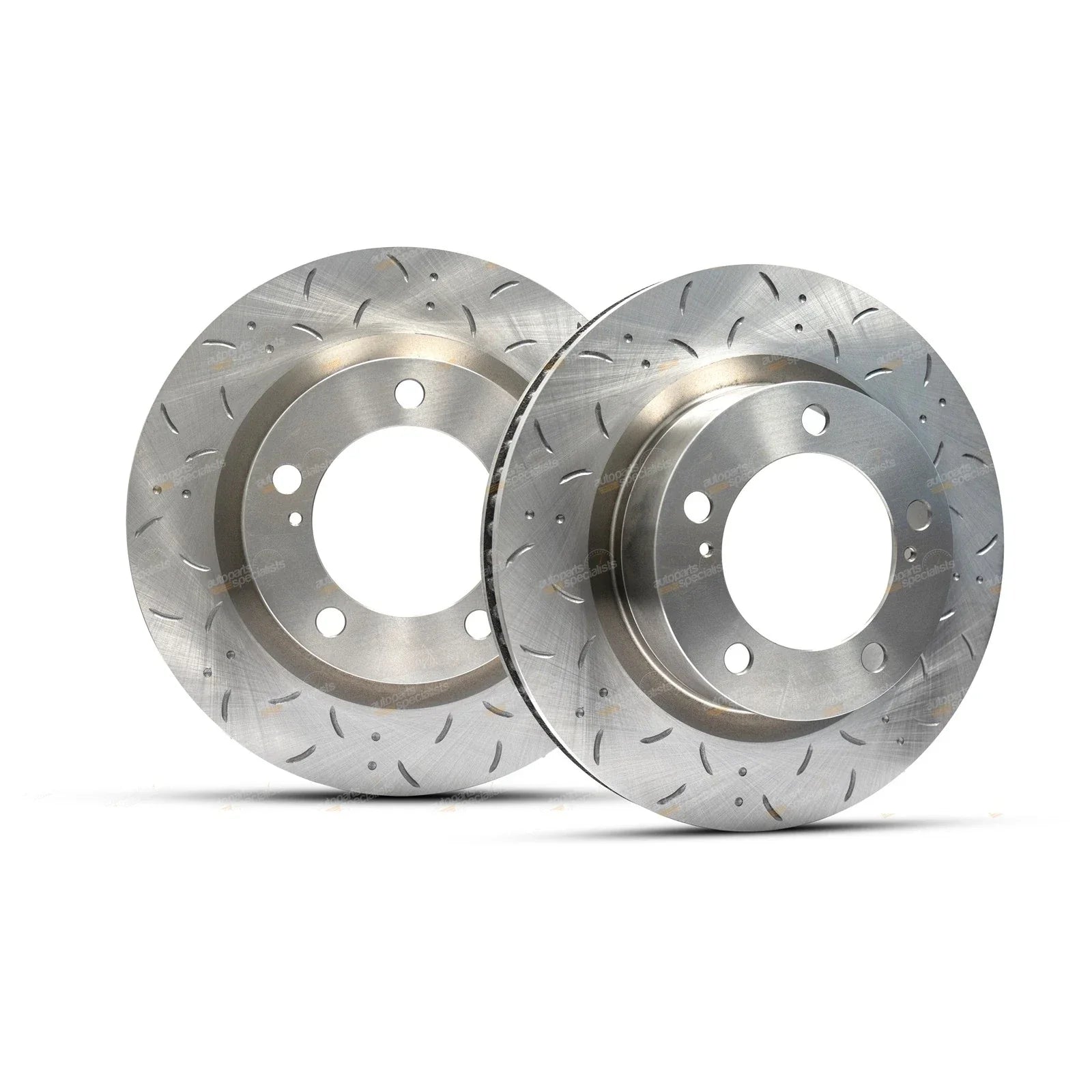 Slotted Front Disc Rotor Pair for Landcruiser URJ202R (2007–2015)