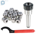 11PC ER32 Collet Set with MT3 Shank for Milling Machine