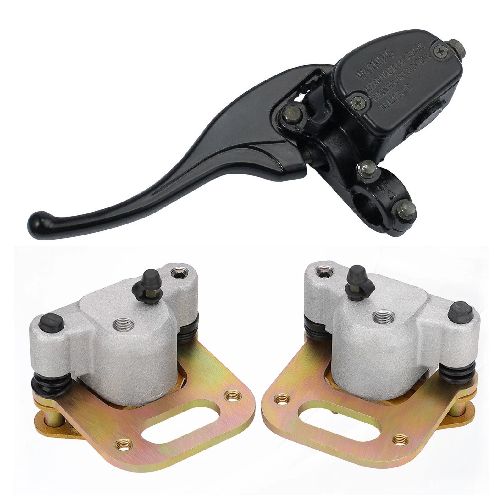 Front Brake Calipers & Brake Master Cylinder for Polaris Sportsman/Big Boss 500 (1996–2002)