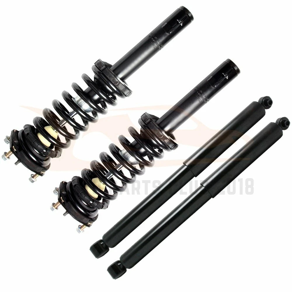 Set of 2 Complete Struts with Coil Springs & 2 Shocks for Jeep Grand Cherokee (2005–2010)