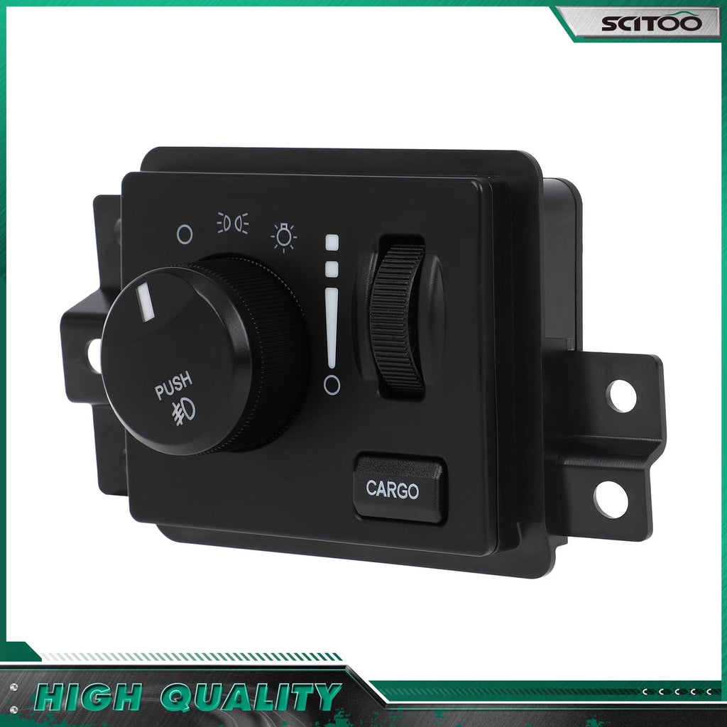 Headlamp Switch for Dodge Dakota, Ram 1500/2500/3500 (2005–2011) 56049637AD 56049637AC