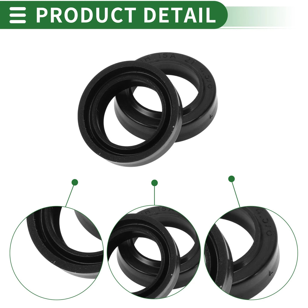 Set of 5 Oil Seal Rotary Shaft Seal NBR Rubber 15x21x4.5mm