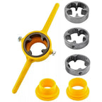 6pcs Plastic Pipe Thread Die Kit for PVC Plumbing Tool