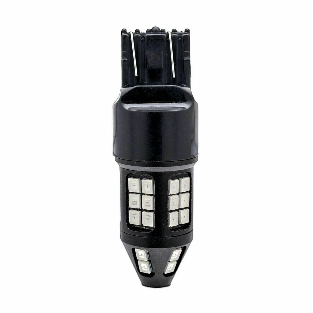 Red 40-SMD Flash Blinking Strobe LED Brake Tail Light for Parking Bulbs (-)