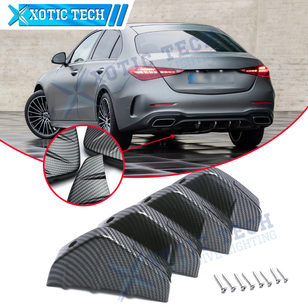 Carbon Fiber Rear Bumper Lower Diffuser for Mercedes-Benz CLA-Class (2019–2019)