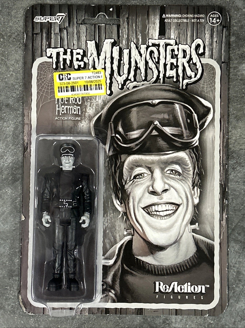Herman Munster Hot Rod ReAction Figure 3.75" for The Munsters (2023)