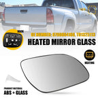 Heated Mirror Glass Replacement Right for Toyota Tacoma (2005–2011) w/Backing Plate