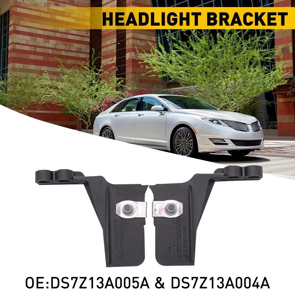 2X Mount Left & Right Bracket for Ford Fusion (2015–2015) Headlight Lamp