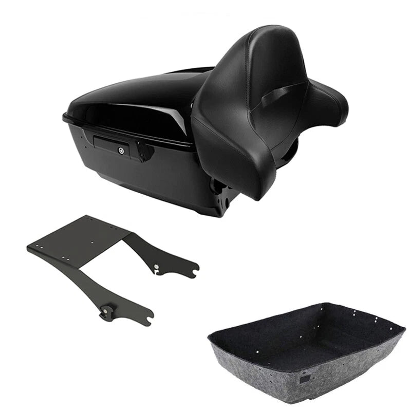 Trunk Backrest Mount Rack for Harley Touring Road Glide (1997–2008)