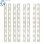 E Track Tie Down Rail Kit for Trailer Truck Van (5', Galvanized, 8 Pack)