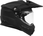 Fly Racing Trekker Solid Helmet for Street Full-Face (Small, Matte Black)