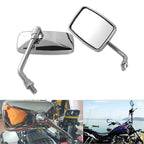 Chrome Rear View Mirrors for Kawasaki 500 EN500C Vulcan (1987–2009)