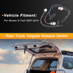 Tailgate Trunk Release Switch for Nissan X-Trail (2007–2014) No. 25380JG00A