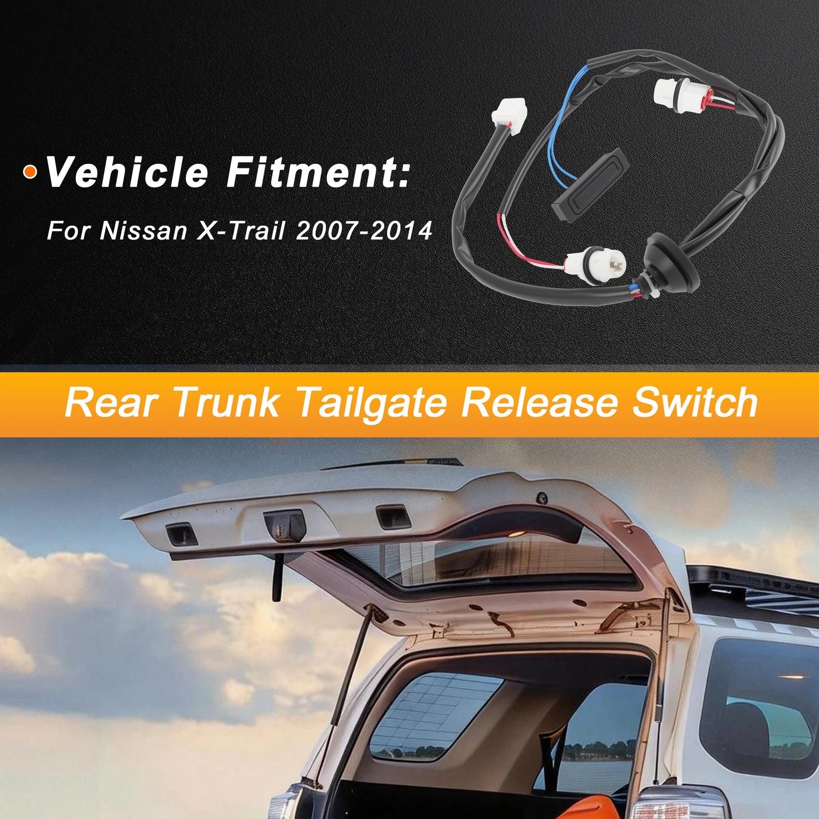 Tailgate Trunk Release Switch for Nissan X-Trail (2007–2014) No. 25380JG00A