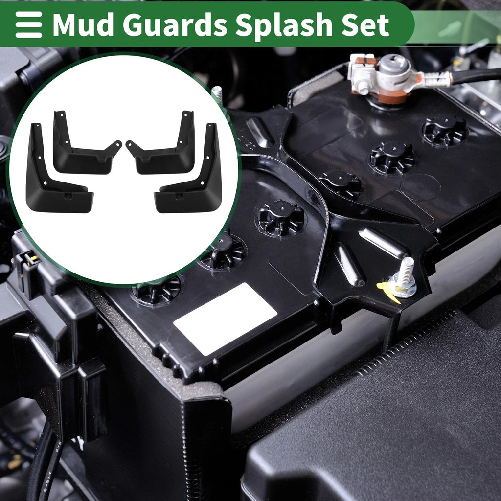 Mud Flaps Splash Guards for Hyundai Encino (2018-2020) with Mount Accessories
