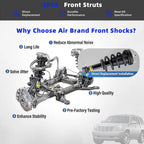 2X Front Shock Struts MagneRide for Cadillac Escalade, Chevy Tahoe, GMC (2007–2014)