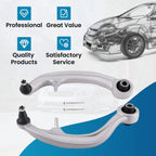 2pc Front Lower Rearward Control Arms w/ Ball Joints for Infiniti G35 (2003–2007)