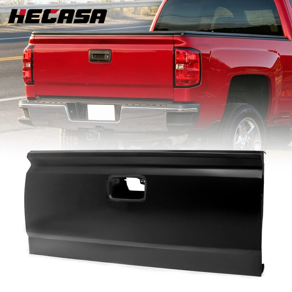 Black Steel Tailgate Assembly for Chevy Silverado GMC Sierra (2014–2019)