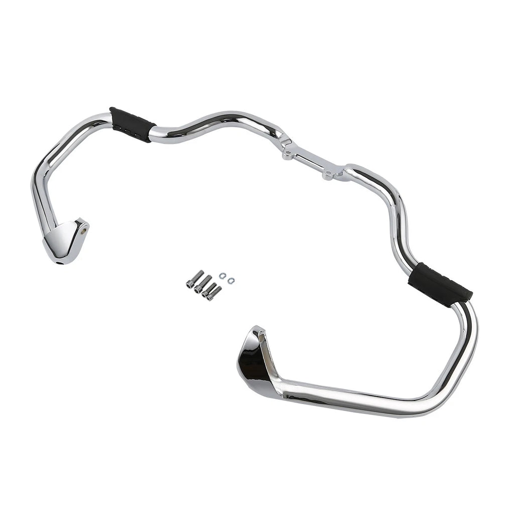 Chrome Mustache Engine Guard Crash Bar for Indian Chieftain (2016–2025)