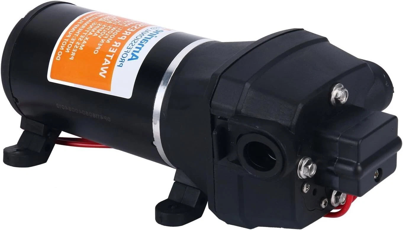 12V 40 PSI 4.5 GPM Diaphragm Pump for Marine Boat RV (Marine)