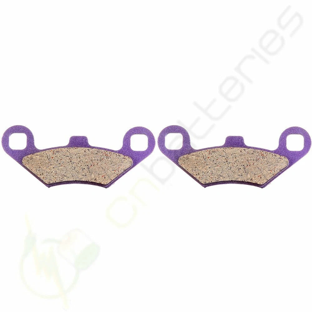 Front and Rear Brake Pads for Polaris Trail Boss 330 (2003–2013) Carbon Fiber