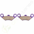 Front and Rear Brake Pads for Polaris Trail Boss 330 (2003–2013) Carbon Fiber