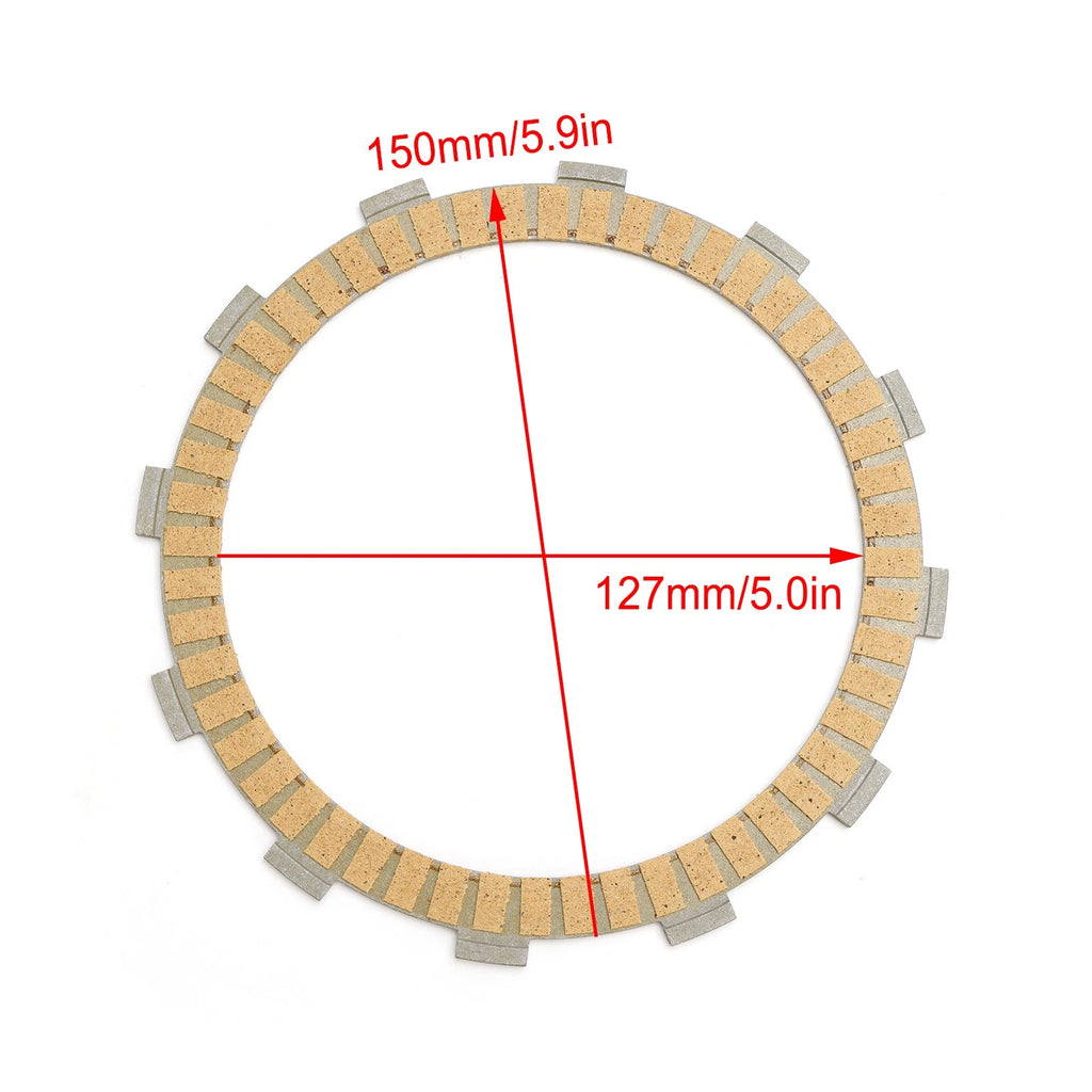 Clutch Friction Plate Kit for Suzuki AN650 Burgman 650 (2003–2016) 21441-24F00