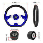 13in Blue Marine Steering Wheel for Boat