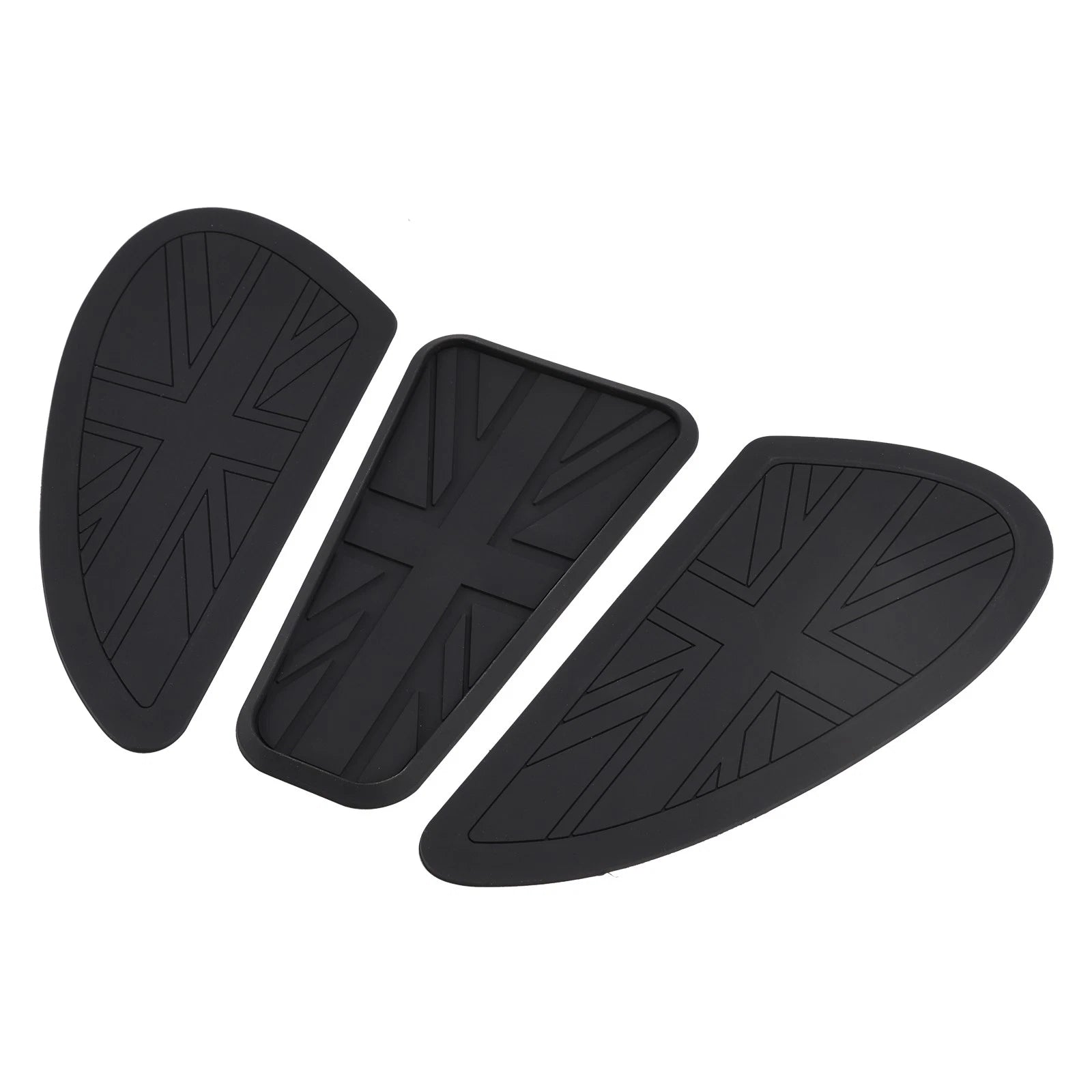 3X Fuel Petrol Tank Knee Pads for Triumph Bonneville T100 T120 Bobber (2016–2023)