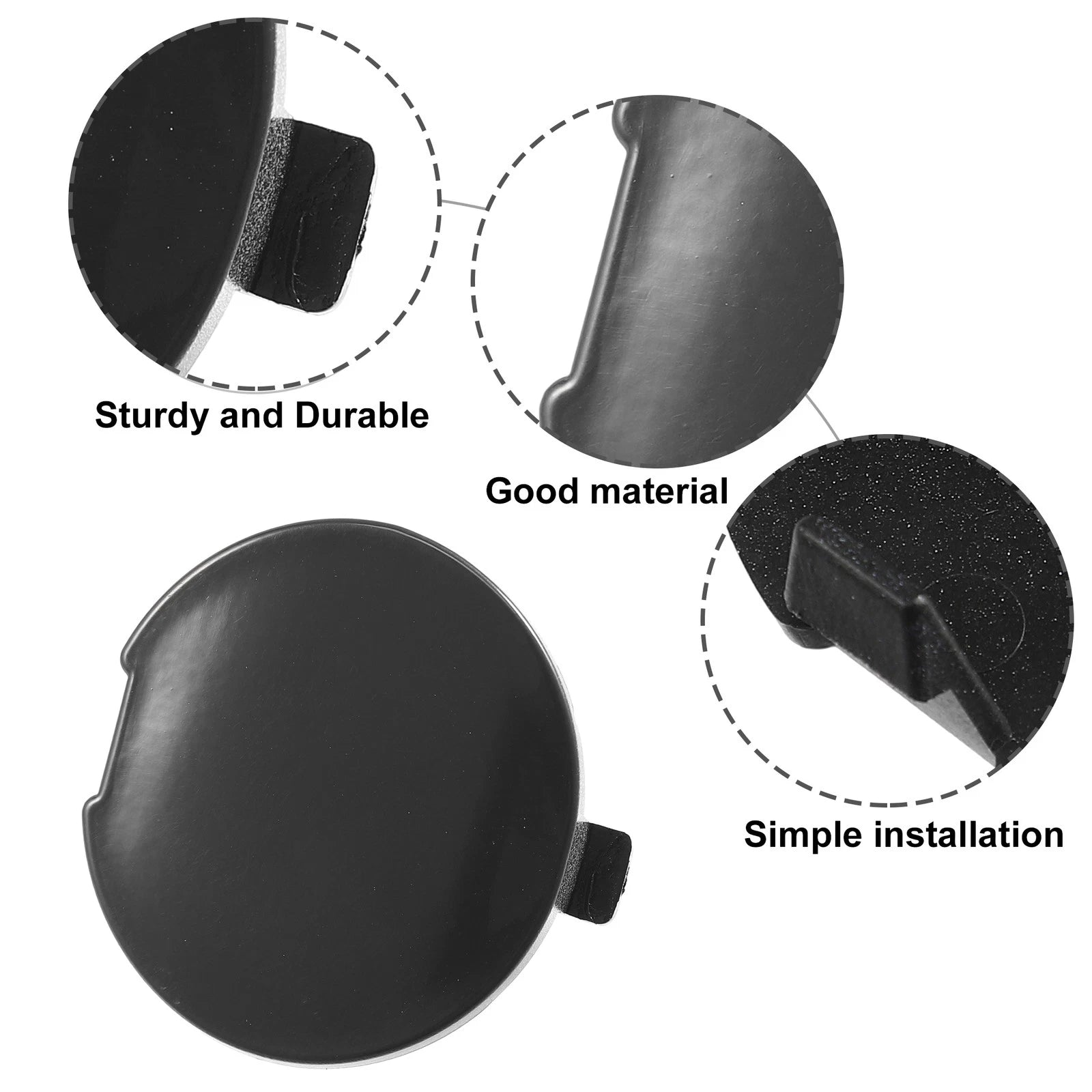 Tow Hook Cover Cap for Mazda 6 (2013–2014) - Black