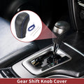 Gear Shift Knob Cover for Subaru Forester (2014–2017) Black Carbon Fiber Blue