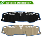 Dashboard Cover Mat for Mercedes E-Class (2010) Sun Protector Black Blue