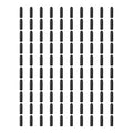 100 Pcs Cable Sealing Heat Shrink End Cap Kit for Automotive Use